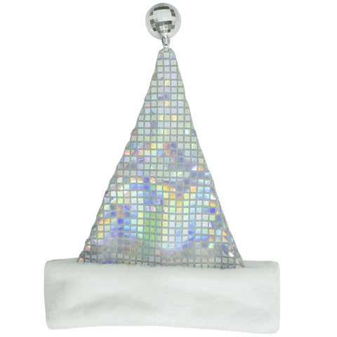Dyno 17 in. Sequin Iridescent Santa Hat 1 pk (Pack of 12)