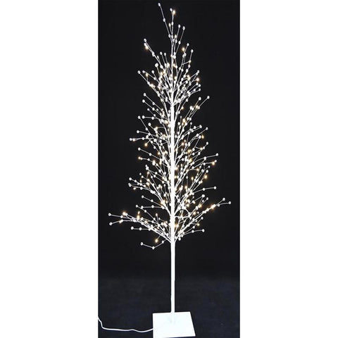 Árbol LED blanco cálido Celebrations de 48 pulg. para decoración de jardín