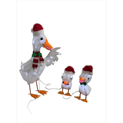 Celebrations Fabric Ducks 30 in. Yard Decor