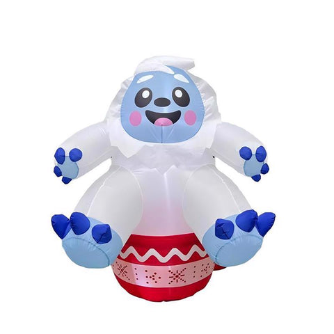 Yeti de Celebrations con chocolate caliente, inflable de 5 pies