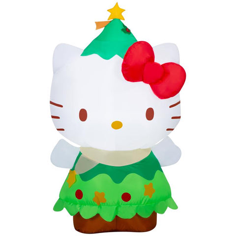 Gemmy Airblown LED Hello Kitty in Dress 4 ft. Inflatable
