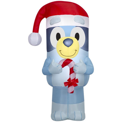 Gemmy Bluey in Santa Hat 4 ft. Inflatable