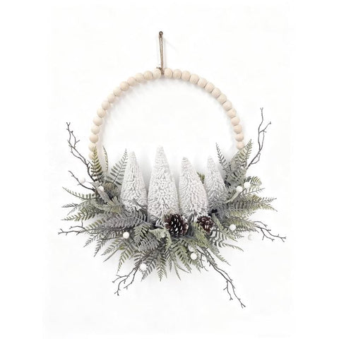 Decra Lite 20 in. D Frosty Wreath (Pack of 4)