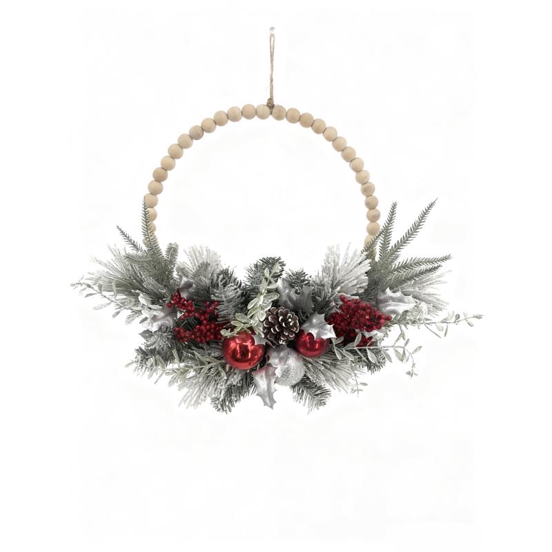 Decra Lite 20 in. D Ornament Wreath (Pack of 4)