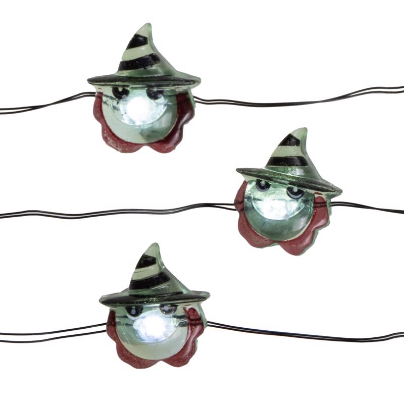 Celebrations Green 15 ct LED Micro Witch Lights (Pack of 12)