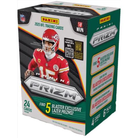 Caja Blaster de tarjetas coleccionables Panini 2025 Prizm Football