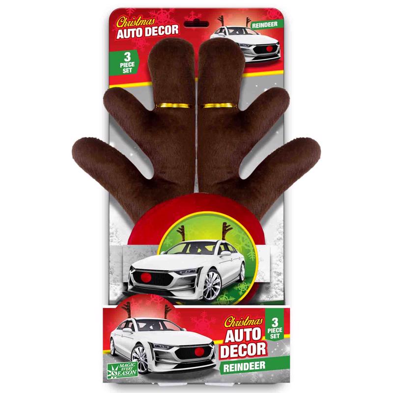 Magic Seasons Auto Decor Reindeer 1 pk (Pack of 6)