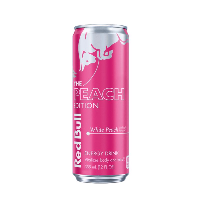 Red Bull White Peach Peach-Nectarine Energy Drink 12 oz (Pack of 24)
