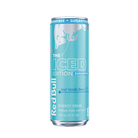 Red Bull Vanilla Berry Sugar Free Berry Energy Drink 12 oz (Pack of 24)
