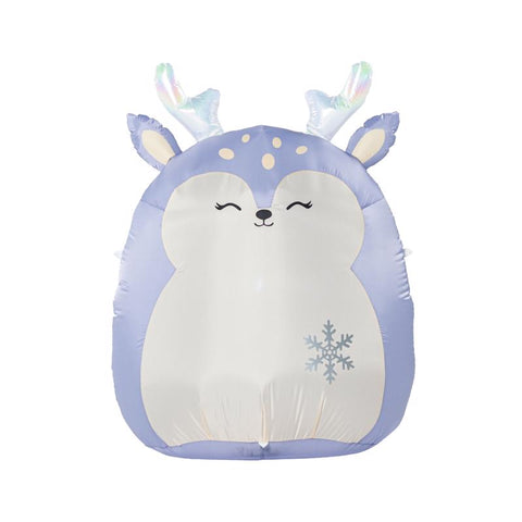 Squishmallows A Holiday Company Farryn Squishmallow reindeer character 4 ft. Inflatable