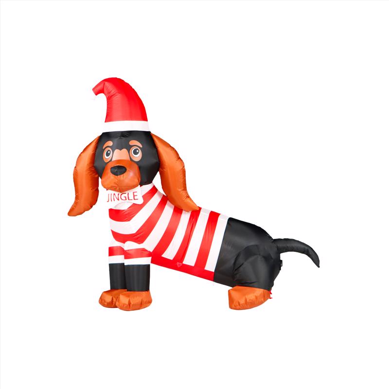 Seasonal Creations A Holiday Company Dachshund 54 in. Inflatable
