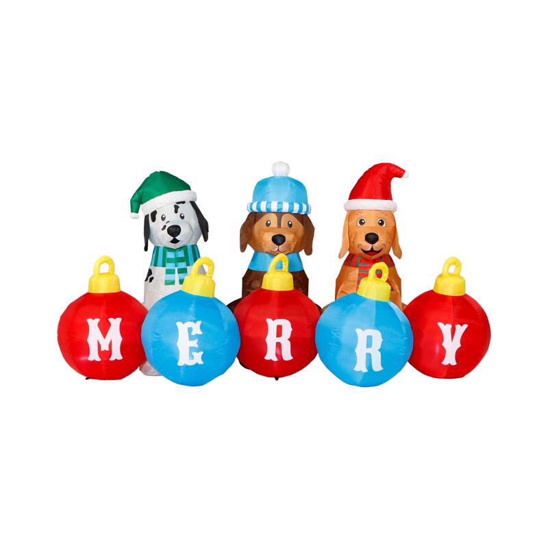 Seasonal Creations A Holiday Company Dogs 8 ft. Inflatable