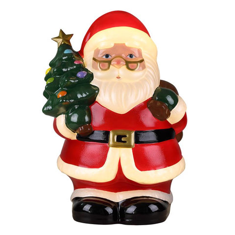 Mr. Christmas LED Warm White Santa 24 in. Blow Mold