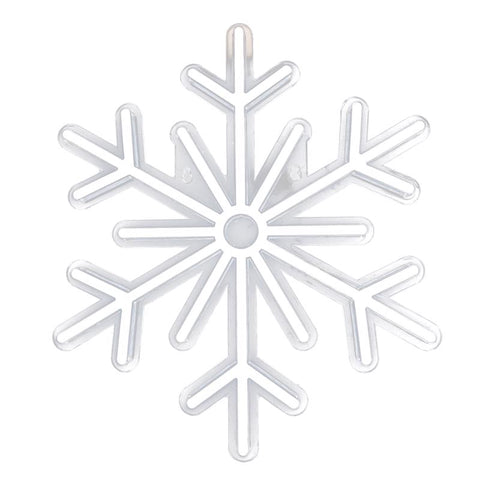 Celebrations LED Warm White Snowflake Wall Sign 14.96 in.