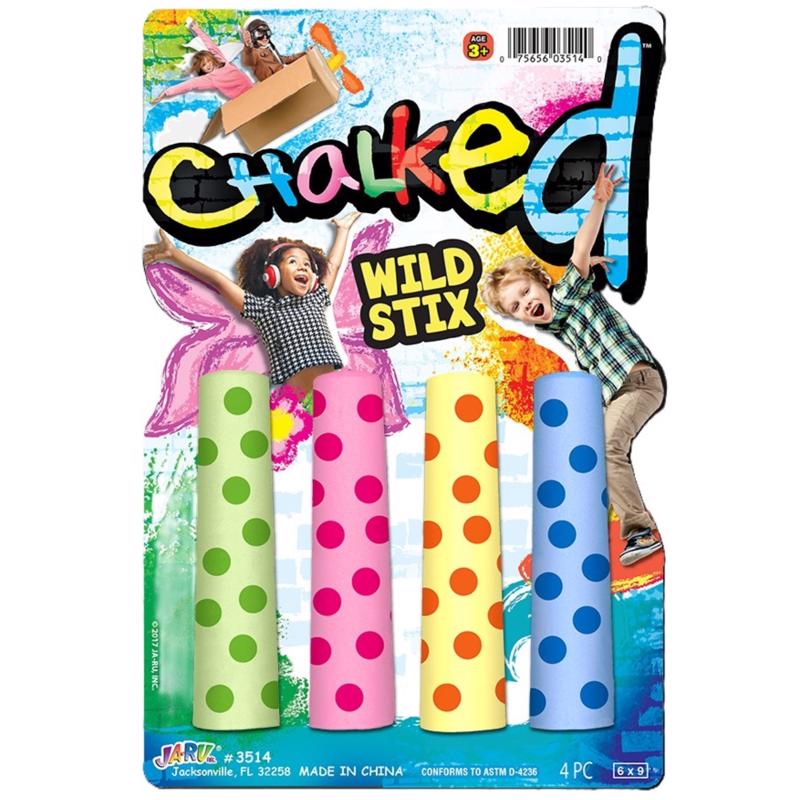 Ja-Ru Sidewalk Chalk Multiple 4 pc