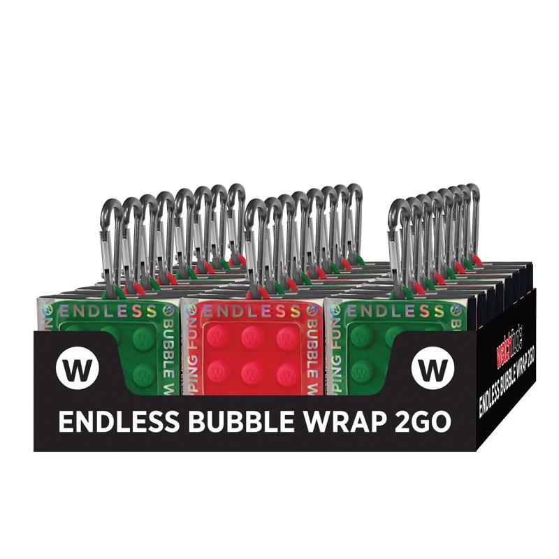 Watchitude Plástico de burbujas Endless - Navidad (Paquete de 36)