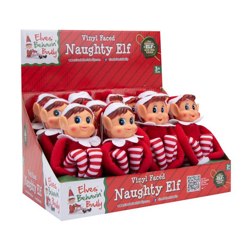 Elves Behaving Badly Elfie and Elvie Plush Doll (Pack of 12)
