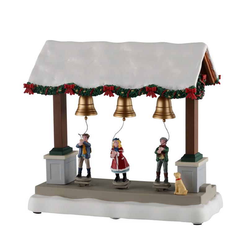Lemax LED Christmas Bells are Ringing Village Accessories