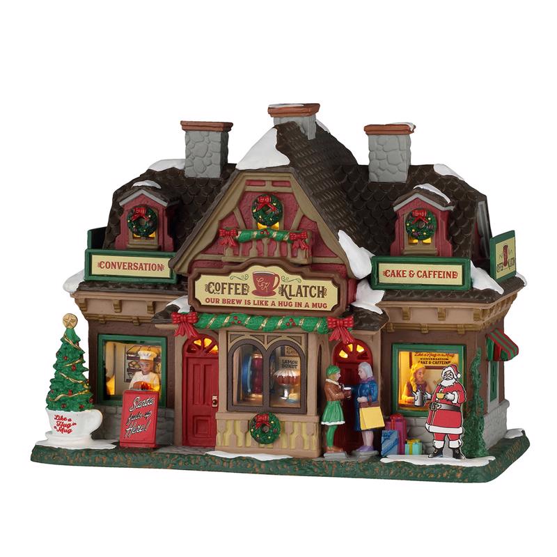 Lemax LED Coffee Klatch Christmas Village
