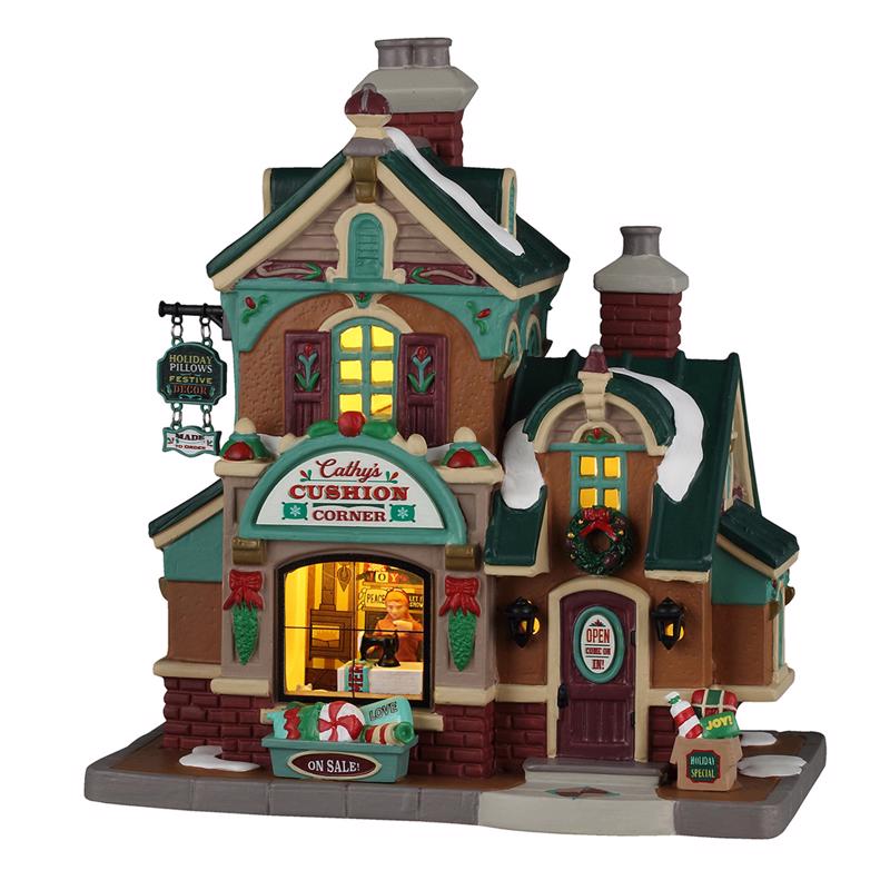 Lemax LED Cathy's Cushion Corner Christmas Village