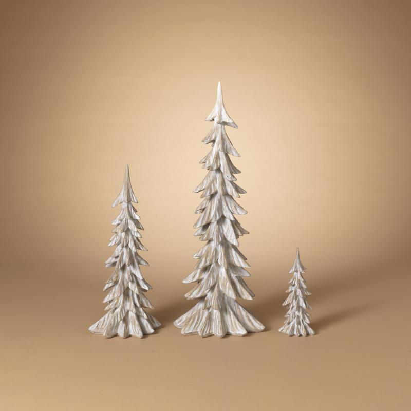 Gerson Natural/White Christmas Tree (Pack of 2)