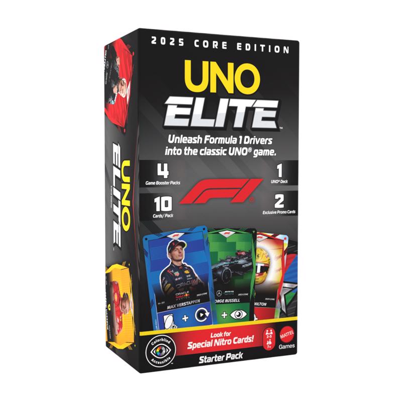 UNO Elite Formula One World Championship Starter Pack Card Game