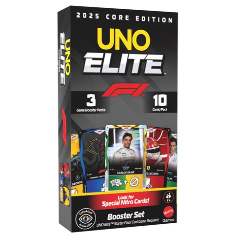 Juego de cartas UNO Elite Formula One World Championship Set de sobres