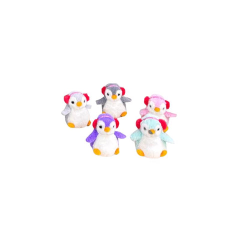 Beverly Hills Teddy Bear Mini Penguin with EarMuffs Stuffed Animal 12 pc (Pack of 12)