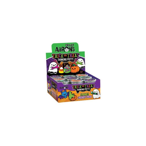 Crazy Aaron's Trick or Treat Thinking putty 1 pc (Pack of 36)