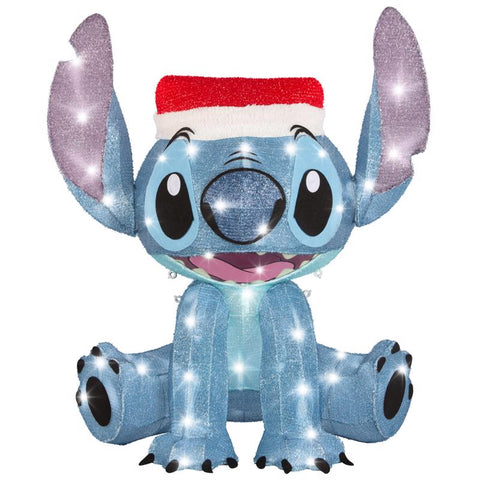 Disney Holiday Tinsel Sculpture Sitch 19 in. Yard Decor