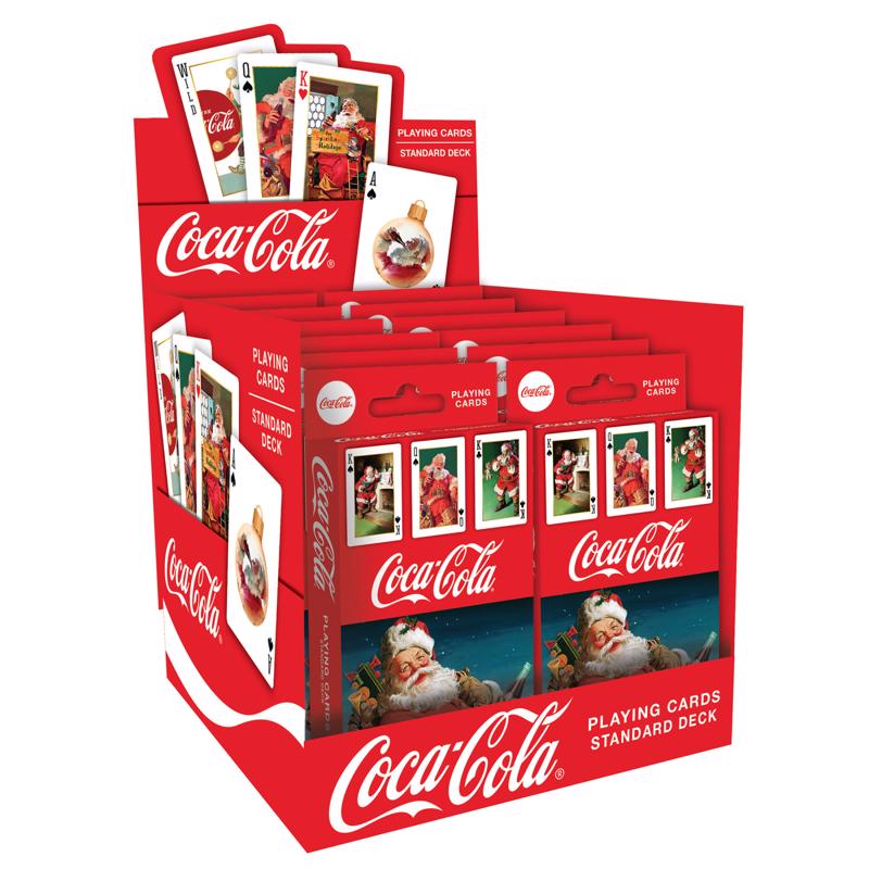 Masterpieces Coca Cola Vintage Santa Playing Cards (Pack of 12)