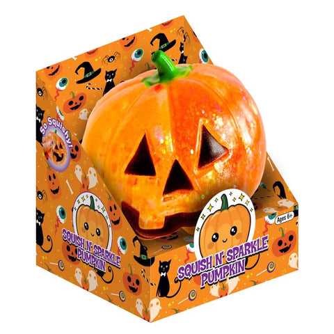 Zorbitz Sparkle Pumpkin Halloween Decor (Pack of 12)
