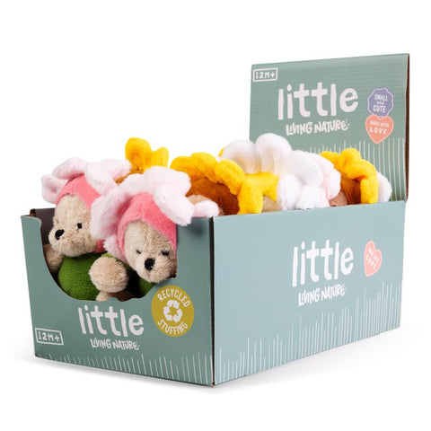 Keycraft Little Dress Up Bear Flower Plush Toy (Pack of 12)