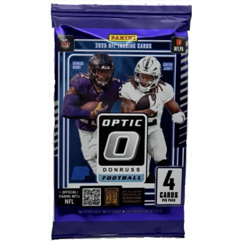 Panini 2025 Donruss Optic Football Retail Pack Trading Cards (Pack of 20)