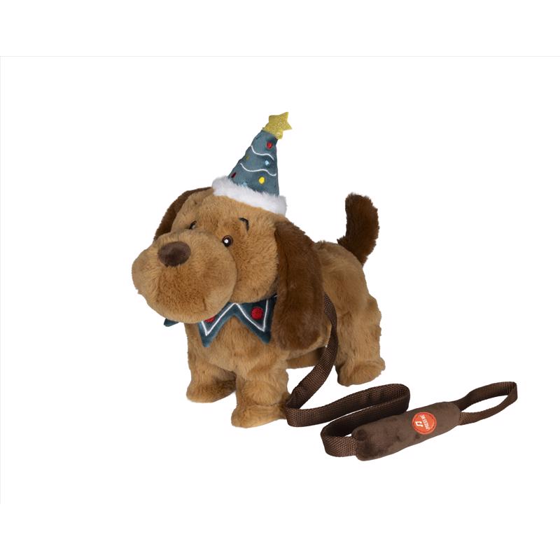 Decoris Walking dog Animated Decor 12.2 in.