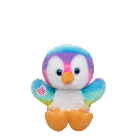 Peluche de pingüino arcoíris Build-A-Bear Mini Beans (paquete de 10)