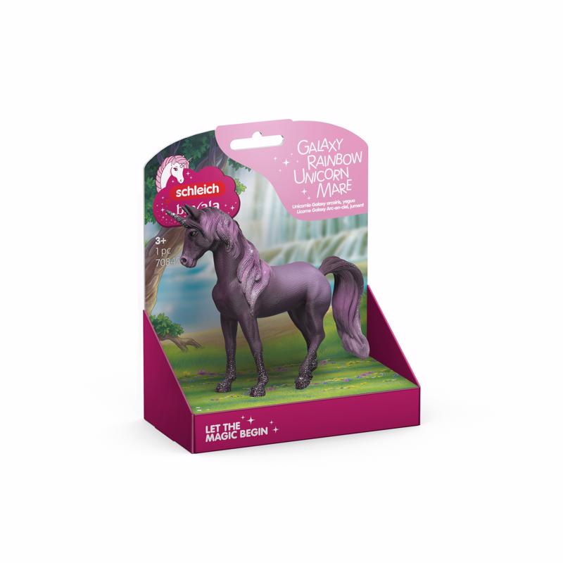 Juguete de figura de unicornio Schleich morado