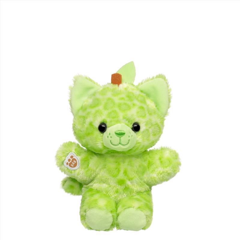 Build-A-Bear Mini Beans Lime Kitty Plush Toy (Pack of 10)