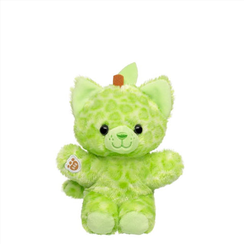 Build-A-Bear Mini Beans Lime Kitty Plush Toy (Pack of 10)