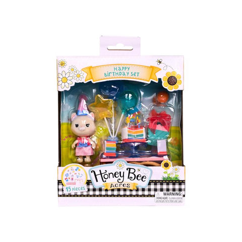 Sunny Days Honey Bee Acres Birthday Playset 15 pc
