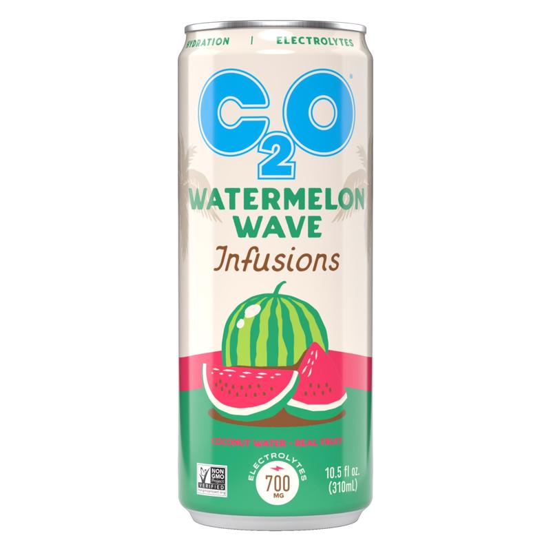 C2O Watermelon Coconut Water 10.5 fl. oz. 1 pk (Pack of 12)