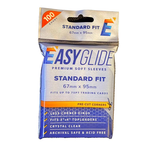 Shellz Easy Glide Trading Card Sleeve Clear 100 pc