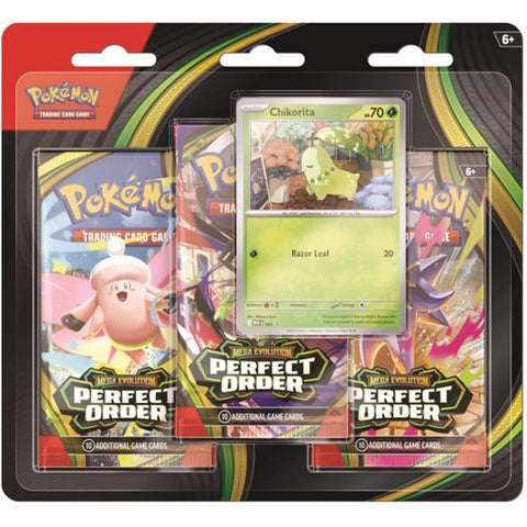 Pokemon Perfect Order 3-Booster Blister Trading Cards