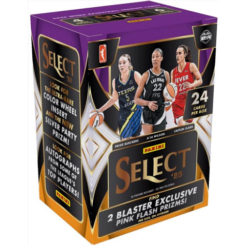 Panini 2025 Select WNBA Blaster Box Trading Cards (Pack of 20)