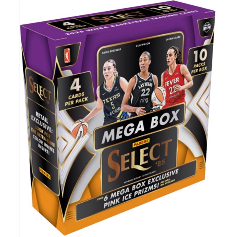 Panini 2025 Select WNBA Mega Box Trading Cards (Pack of 20)