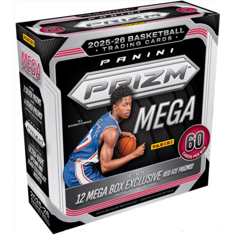 Panini 2025/26 Prizm Basketball Mega Box Trading Cards