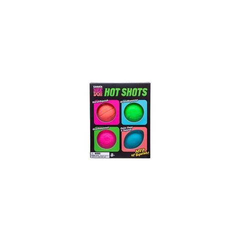 NeeDoh Hot Shots Fidget Toy 4 pc (Pack of 6)