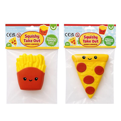 Keycraft Pizza and Fries Squishy Toy (Pack of 12)
