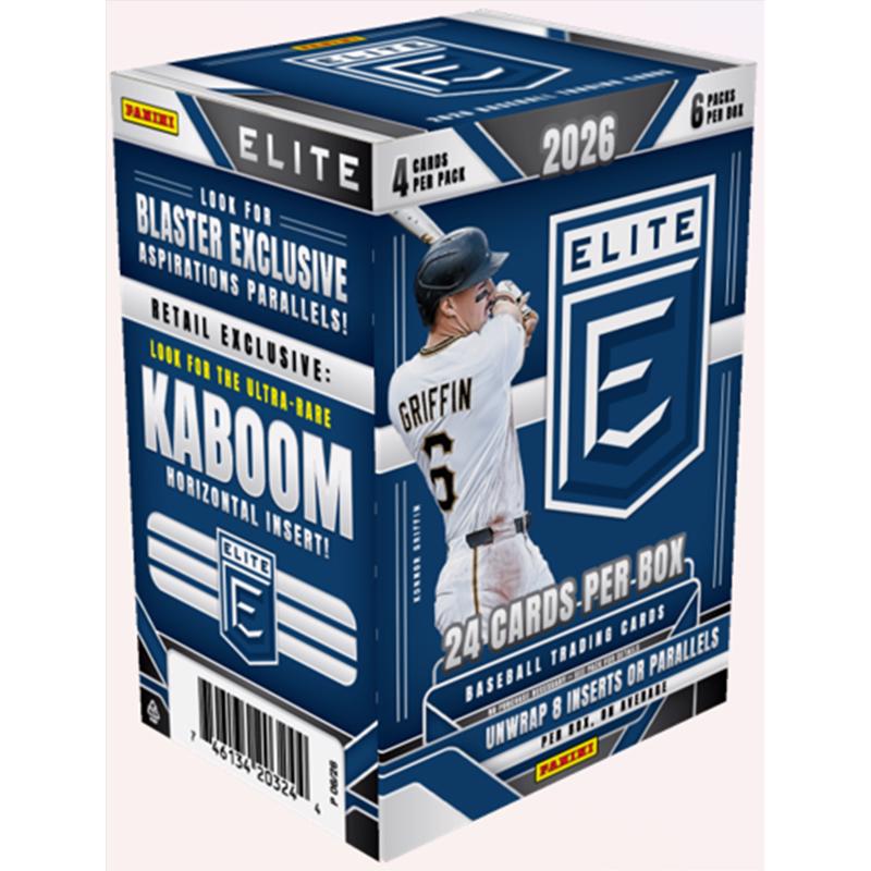 Panini 2026 Donruss Elite Baseball Blaster Box Trading Cards 90 pc (Pack of 20)