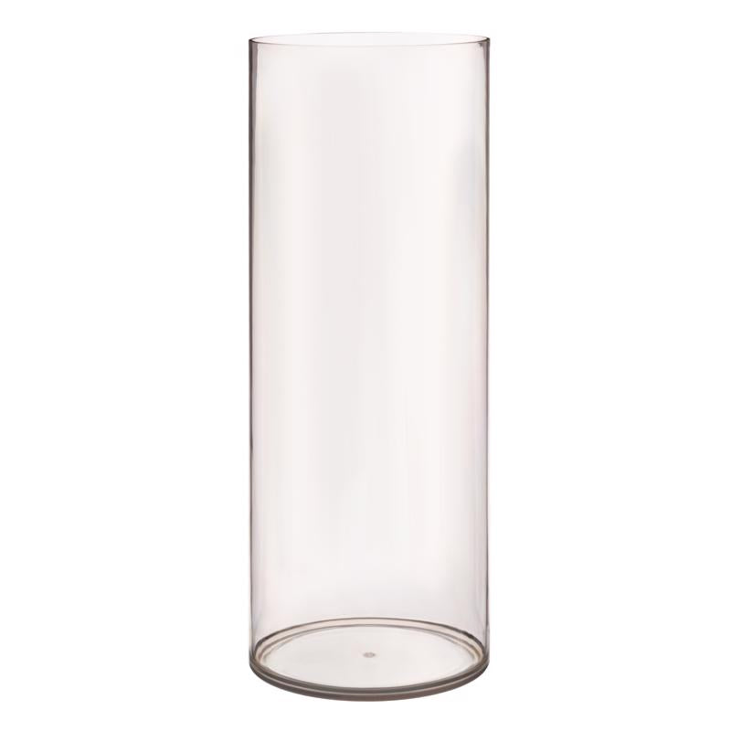 Creative Co-Op Clear Cylinder Table Decor 20 in.